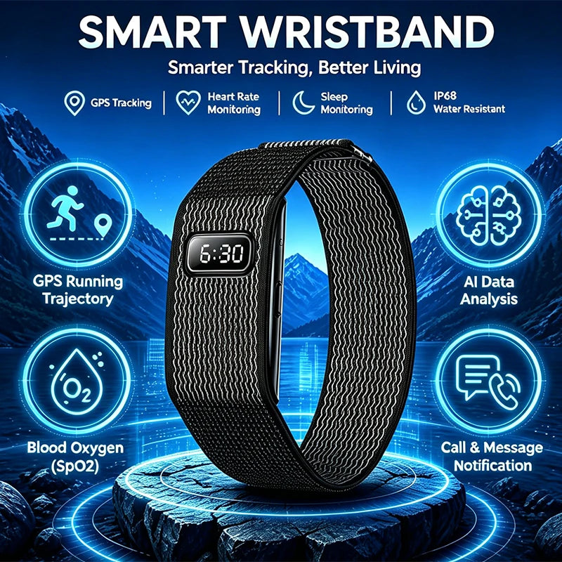 Smart Health & Fitness Wristband