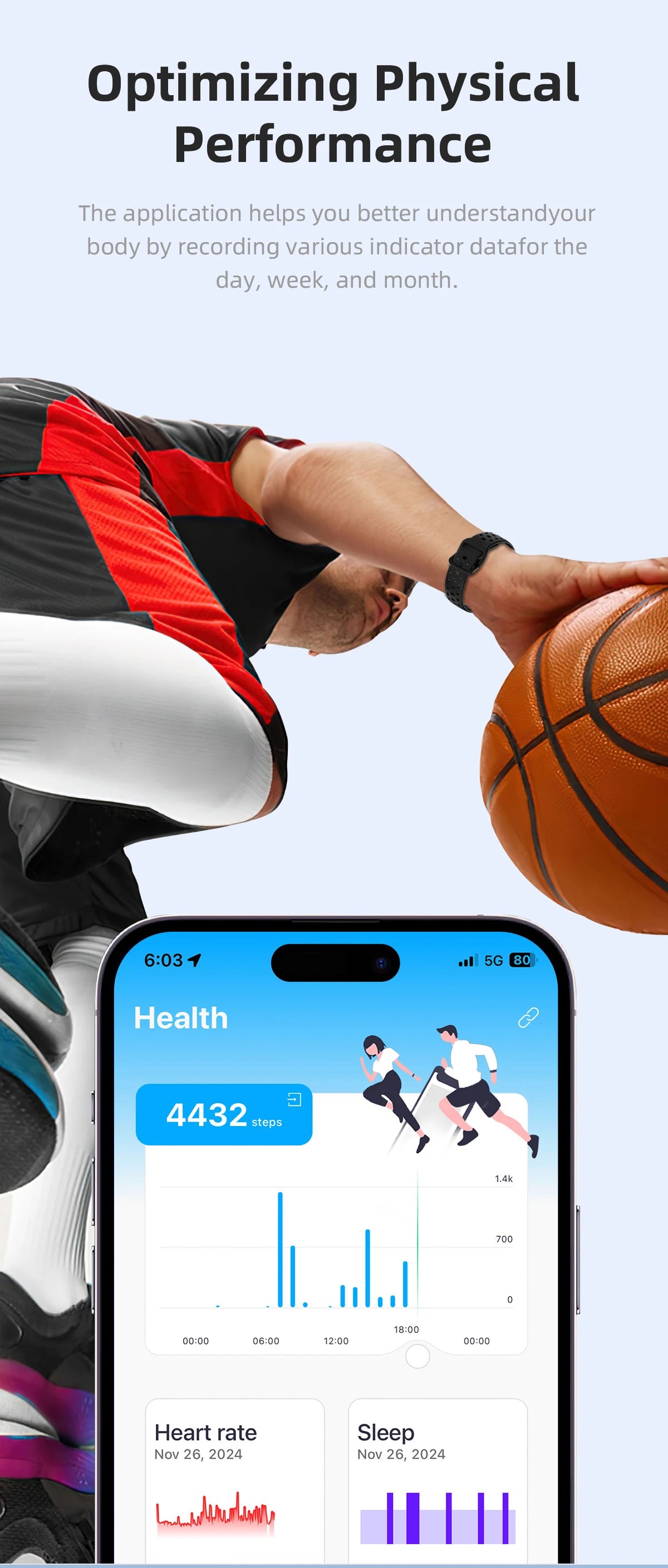 Smart Health & Fitness Wristband