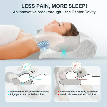Sereneiva™ - 2-in-1 Ergonomic Neck Pillow